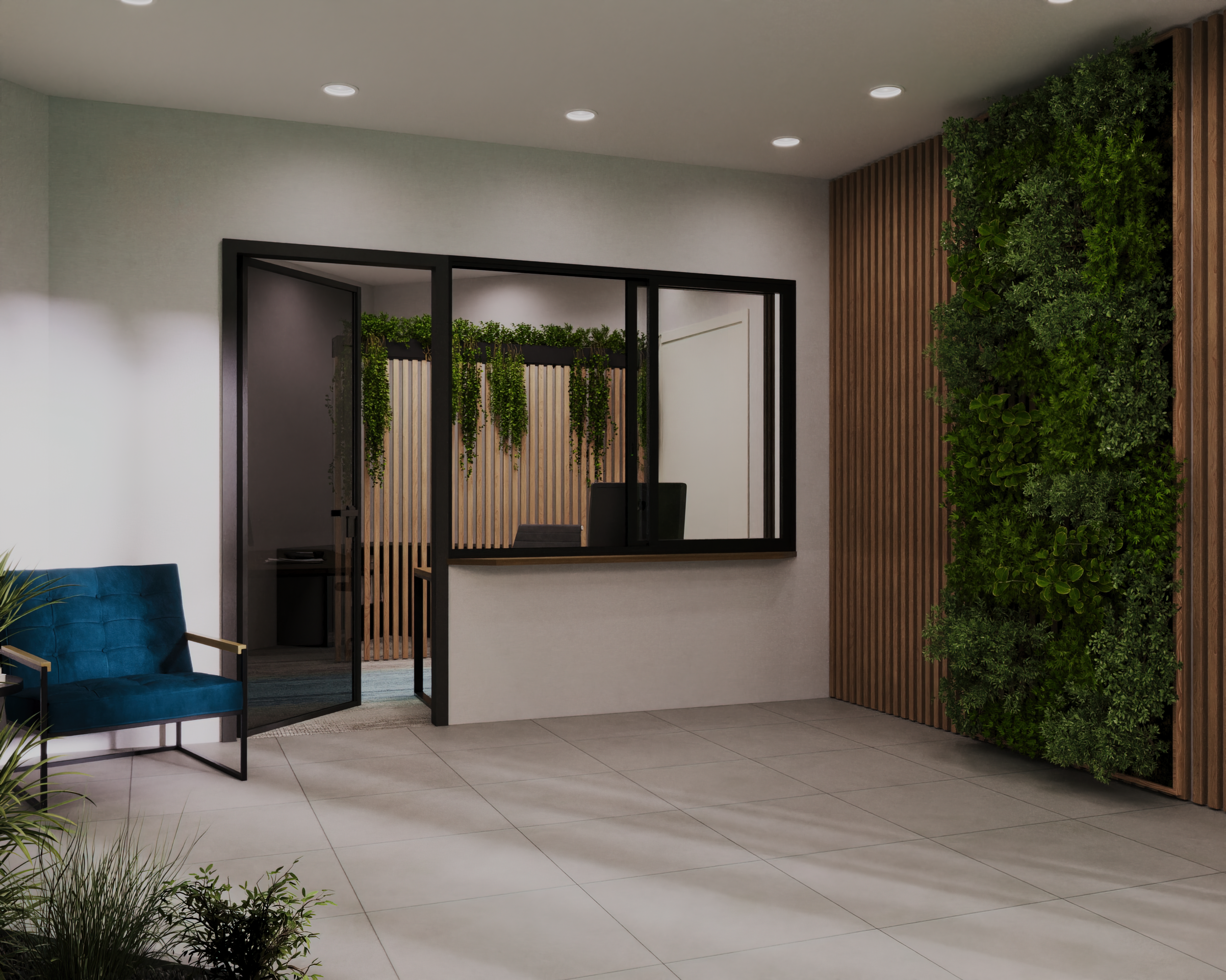 studio 4.fassade+empfang interior reception cam1 2024.08.15+(2)